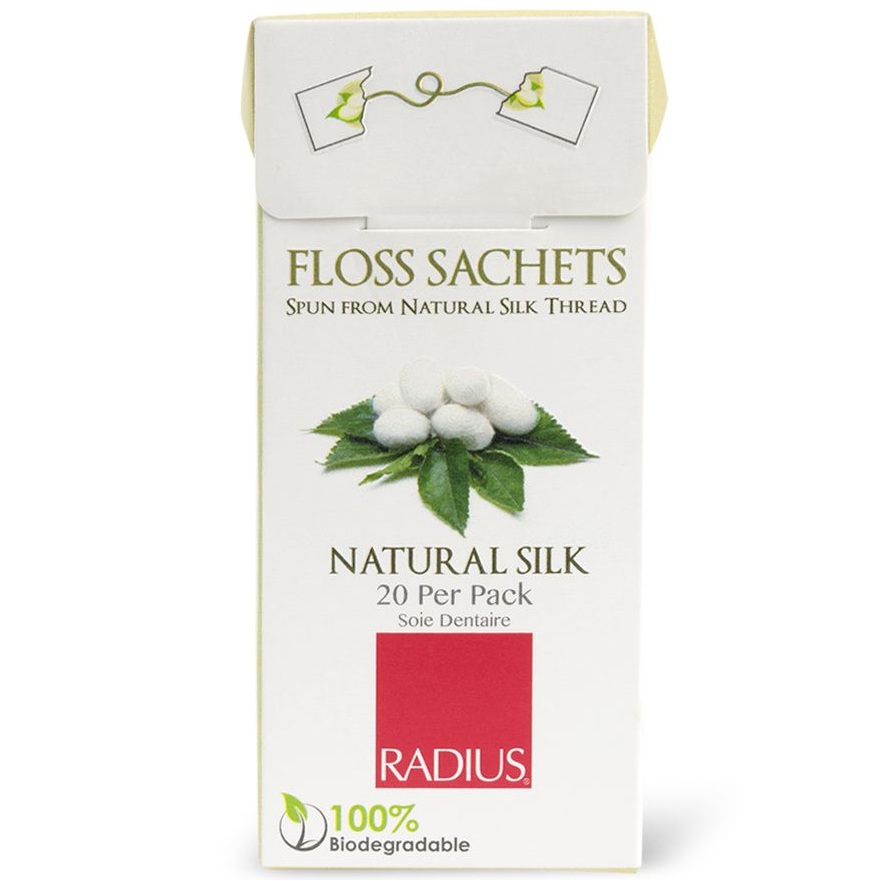  Radius Floss Sachets Natural Silk Biodegradable        20