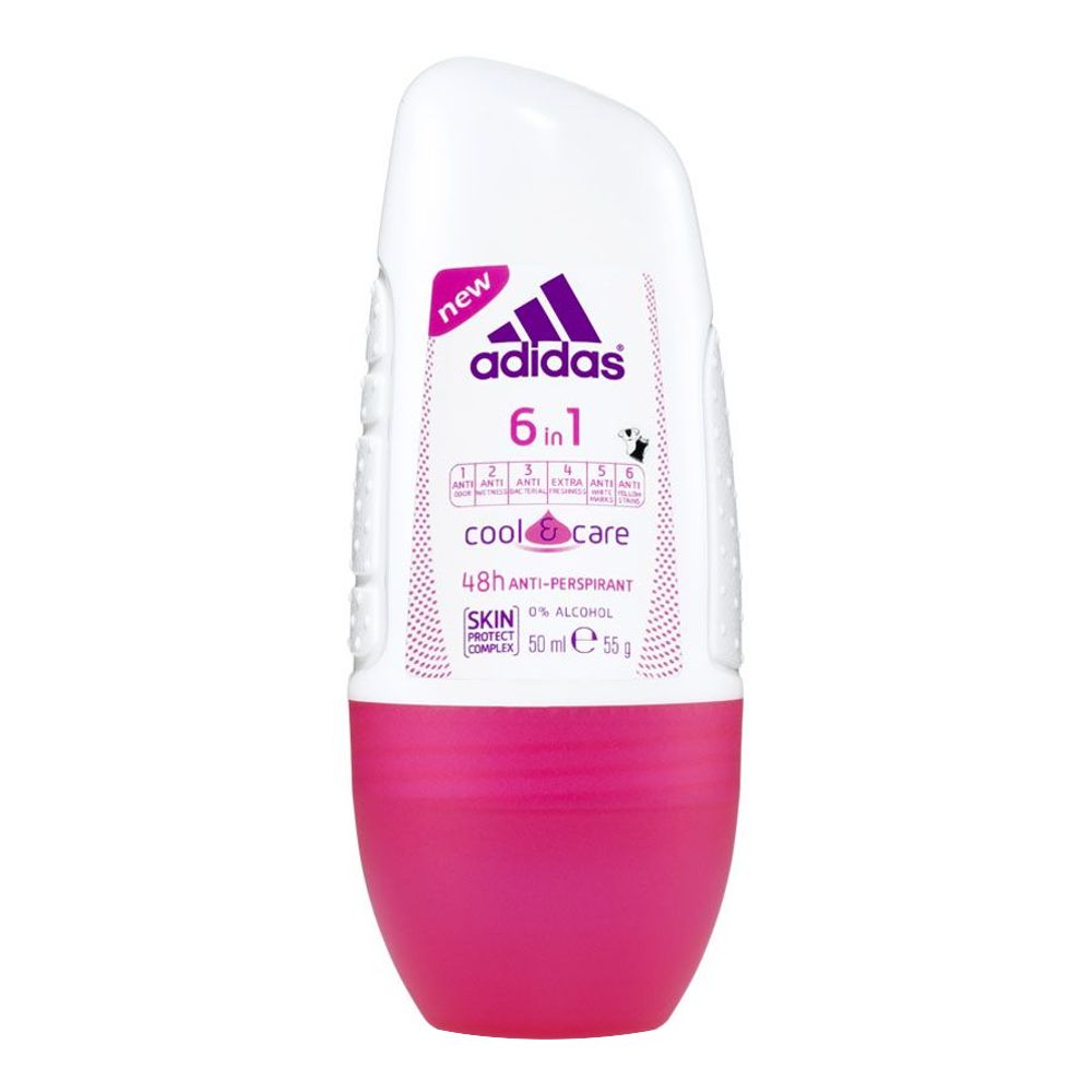  Adidas 6in1 Cool&Care Antiperspirant Roll-On -  6  1   50