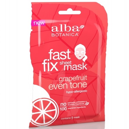  Alba Botanica     Fast Fix Grapefruit Even Tone Sheet Mask 15
