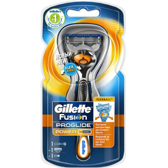  Gillette   Fusion ProGlide Flexball Power+1  