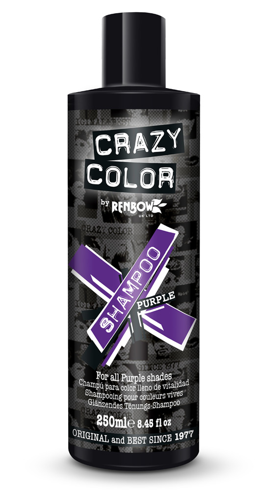  Crazy Color Vibrant Color Shampoo - Purple /      250