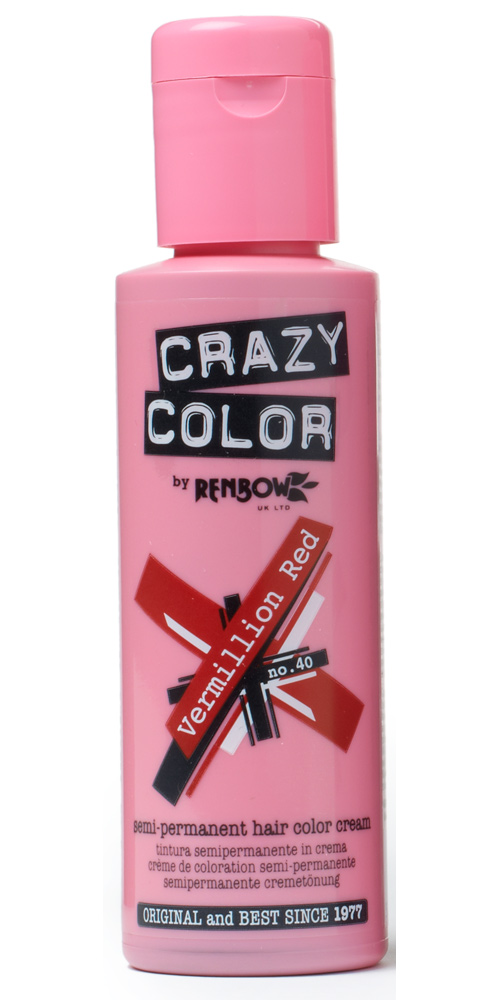  Crazy Color    Vermillion Red / - 40 100